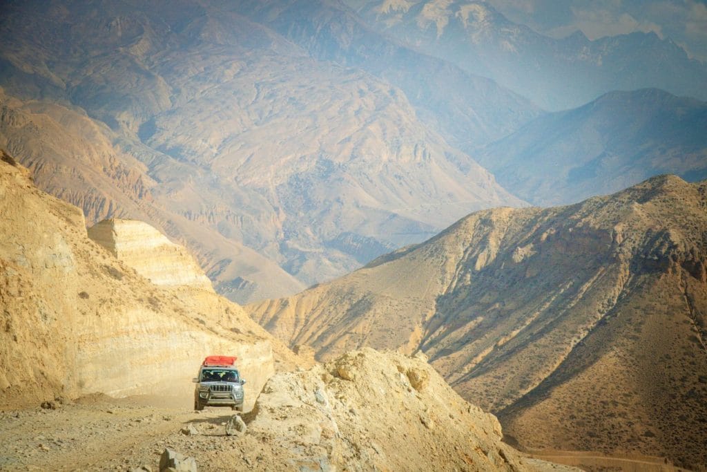a-stunning-view-of-rugged-mountains-in-upper-mustang-nepal-showcasing--dolpo-mustang-trek